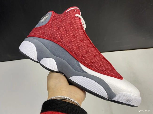 Retro Grey Air Jordan 13 Red Gym Flint 414571-600 0916